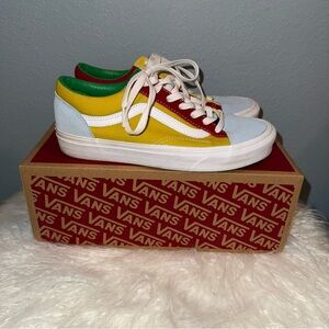 VANS • Red Yellow Green Sneakers